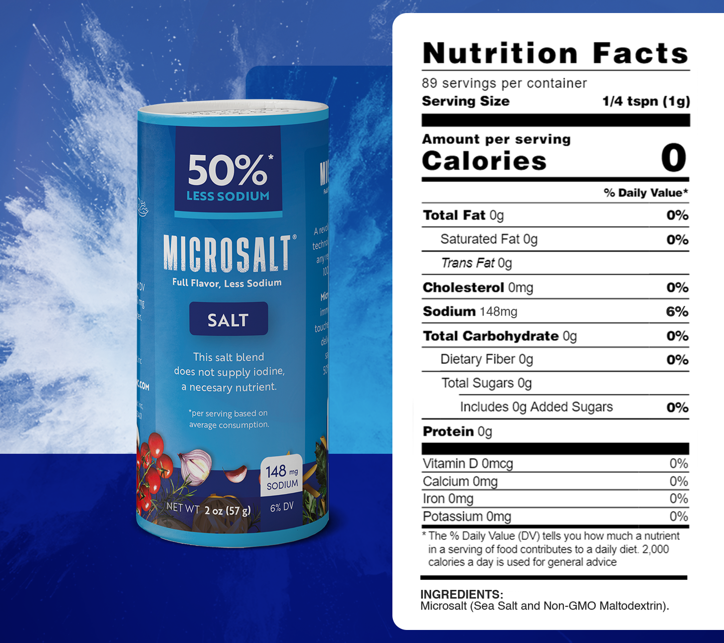 MicroSalt 2oz Shaker - 2 Pack