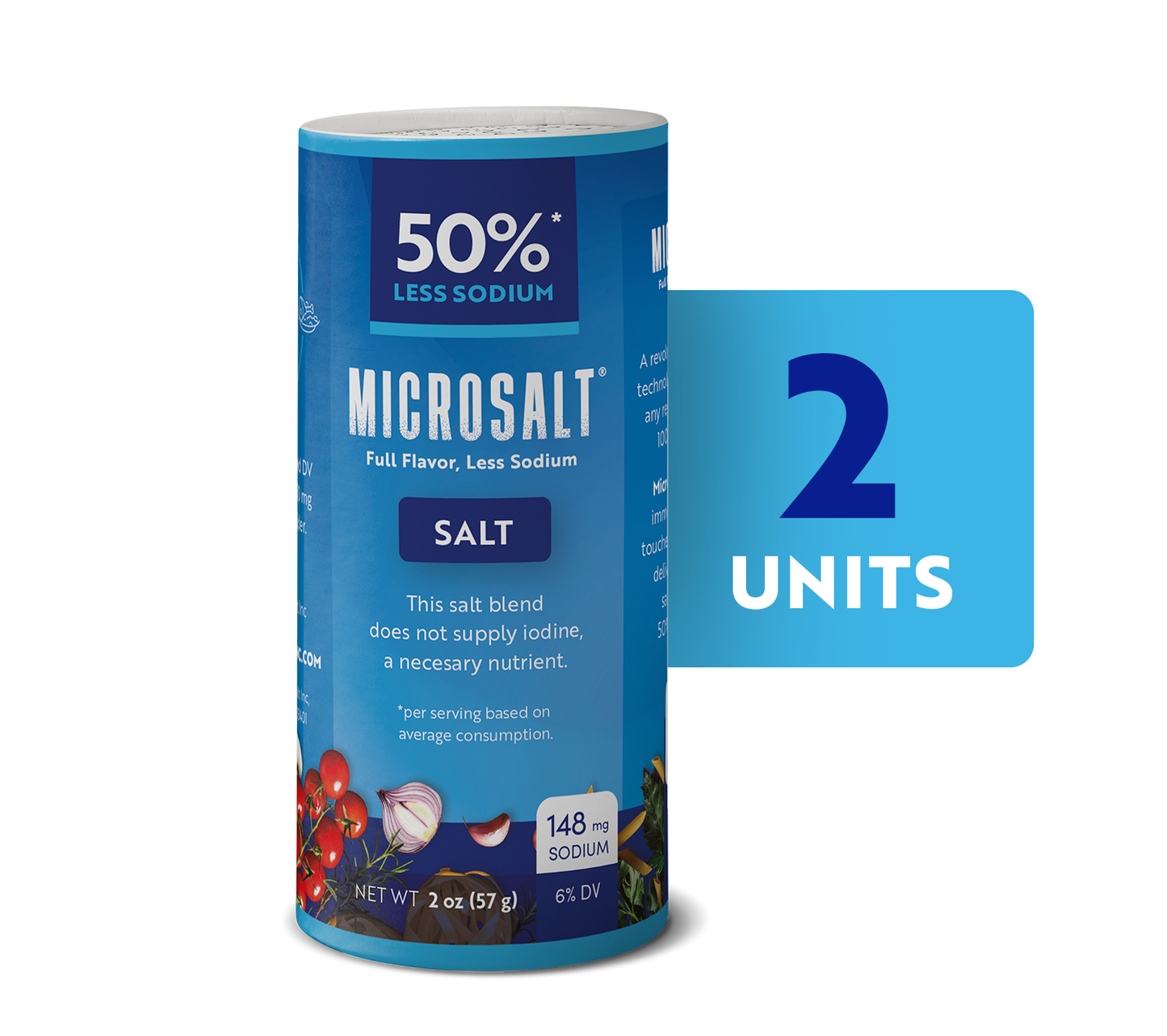 MicroSalt 2oz Shaker - 2 Pack