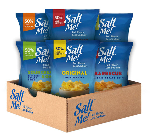 SaltMe! Potato Chips 5oz Variety Pack - 6ct