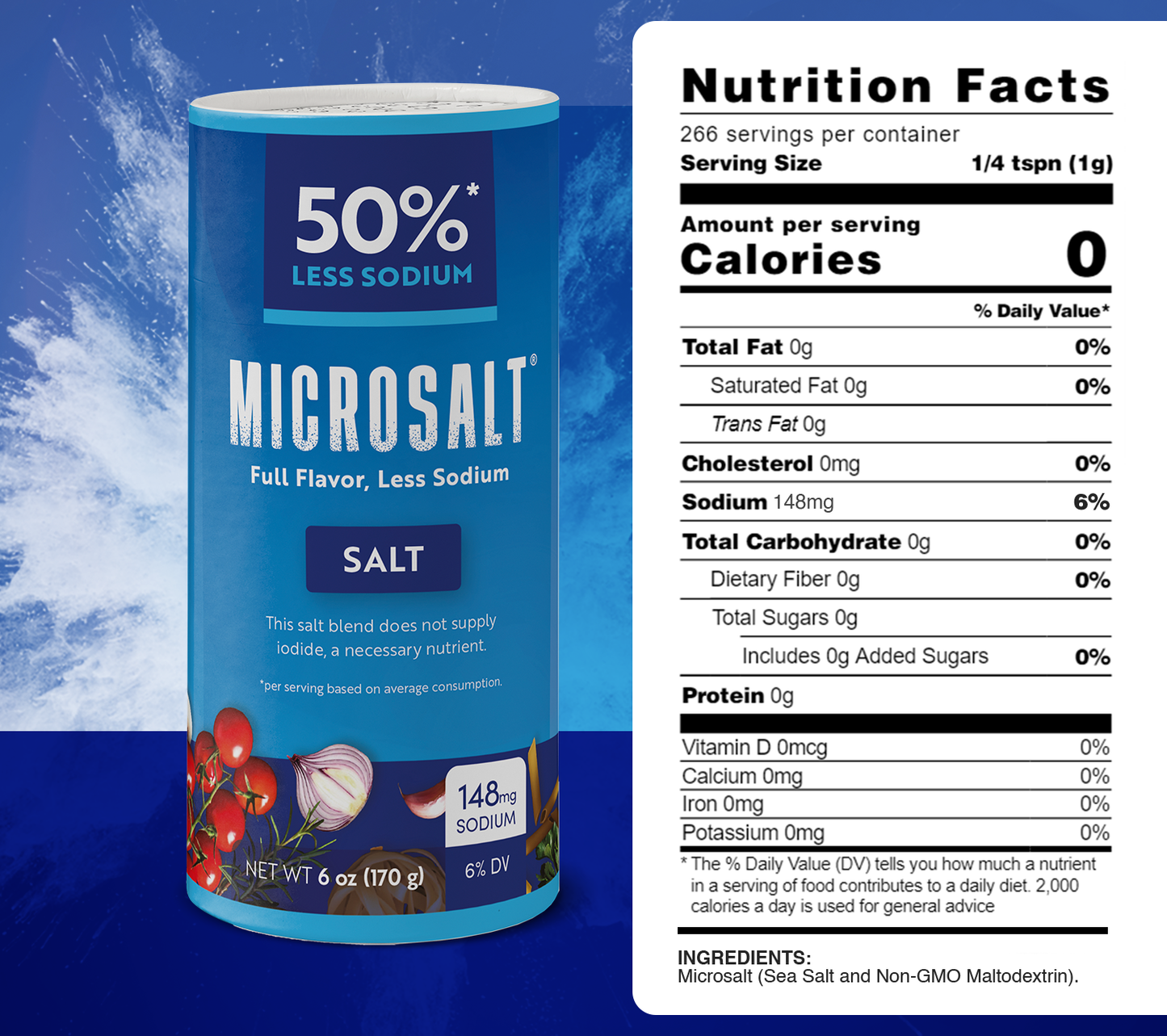 MicroSalt 6oz Shaker