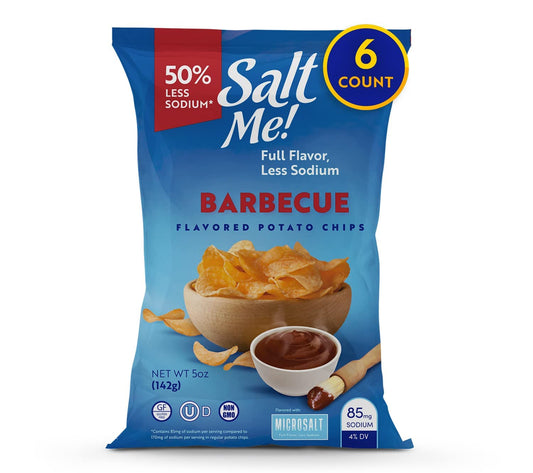 SaltMe! Barbeque Potato Chips 5oz Bag - 6ct