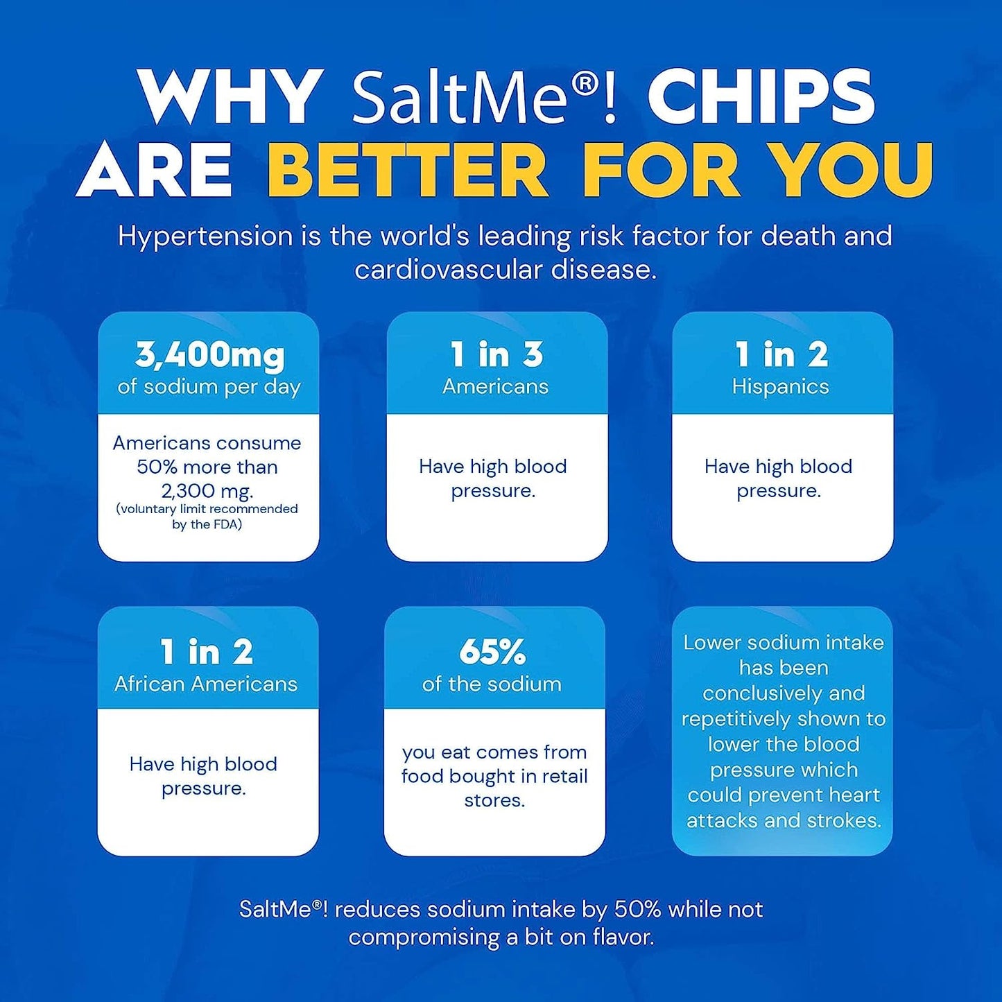 SaltMe! Potato Chips 5oz Variety Pack - 6ct